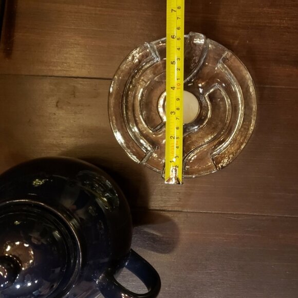 GLASDESIGN by GeorgShütte Glass Teapot Warmer - Germany MCM/VTG - Picture 6 of 9